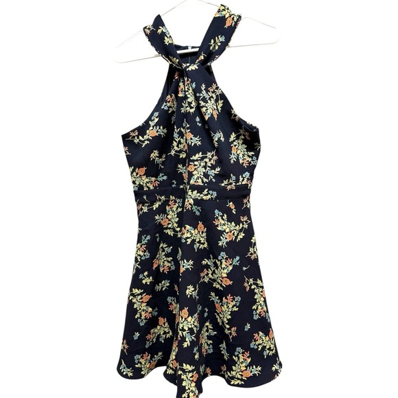 19 Cooper Dresses & Skirts - 2/$30 - 19 Cooper - Navy Floral Halter Mini Dress Size Medium